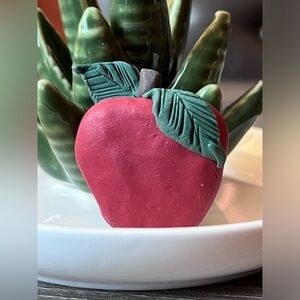 Vintage Handmade Apple Pin